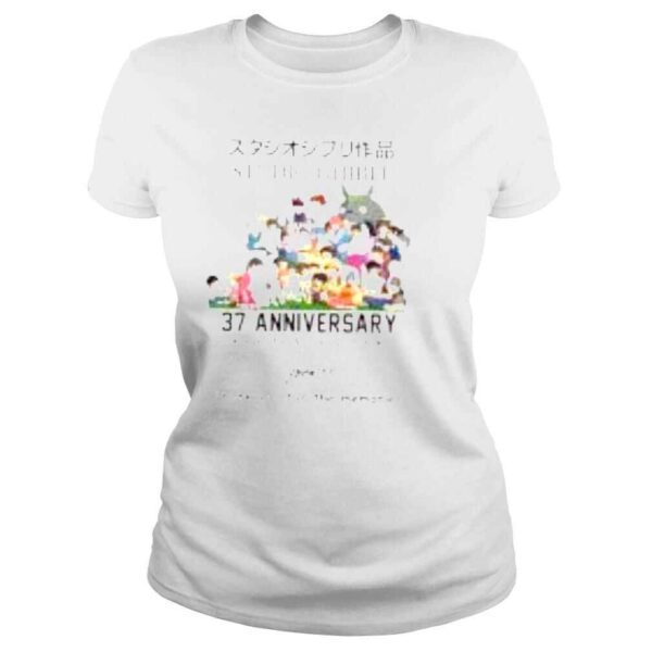 Studio Ghibli 37th Anniversary 19852022 Miyazaki Hayao Signatures Thank You For The Memories Shirt - Image 3