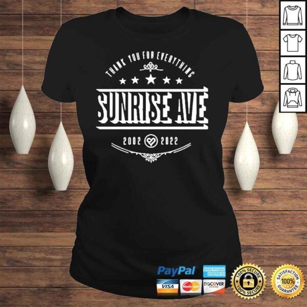 Sunrise Avenue Five Stars Shirt - Image 3