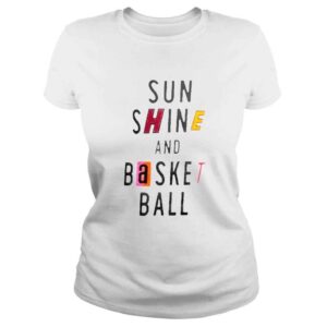 ClassicLadies Sunshine And Basketball Miami Heat Shirt