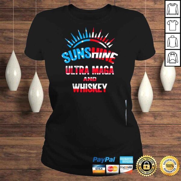 Sunshine ultra maga whiskey lover us flag shirt - Image 3