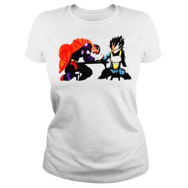 Super Man Armwrestling Vegeta shirt - Image 3