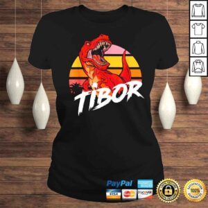 ClassicLadies TIBOR Cute Boys Name with cool TREX TShirt