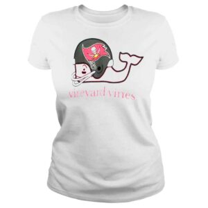 ClassicLadies Tampa Bay Buccaneers Vineyard Vines Youth Whale Helmet Pocket White Shirt