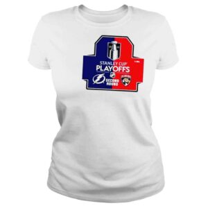 ClassicLadies Tampa bay lightning vs Florida panthers 2022 stanley cup playoff second round shirt