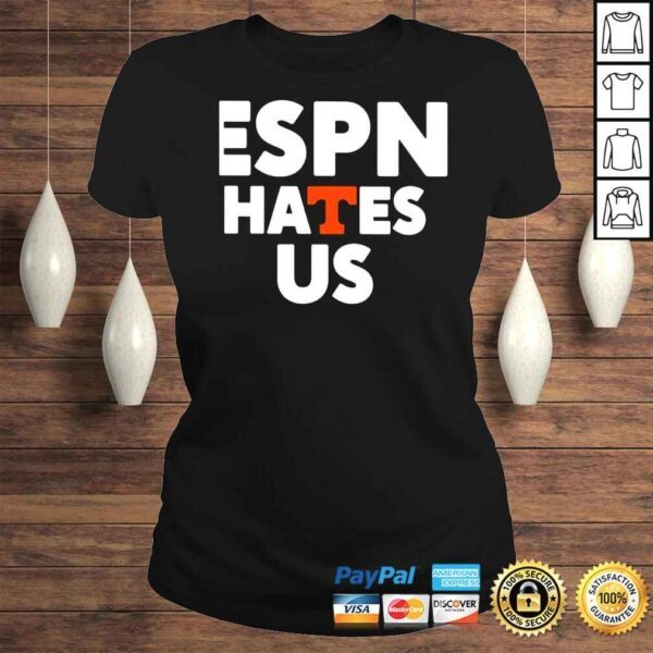 Tennessee Volunteers Espn Hates Us shirt - Image 3