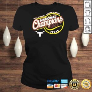 ClassicLadies Texas Longhorns Burnt Orange NCAA Womens Tennis National Champions 2022 Shirt