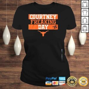 ClassicLadies Texas softball courtney freaking day shirt