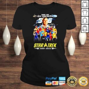 ClassicLadies Thank you Gene Roddenberry Star Trek 1966 2022 signatures shirt