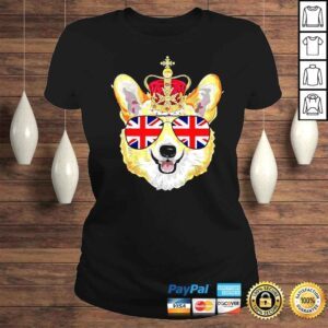 ClassicLadies The Queens Platinum Jubilee 2022 Royal Corgi UK Sunglasses Shirt