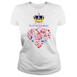 ClassicLadies The Queens Platinum Jubilee Queen Elizabeths Heart 2022 Shirt