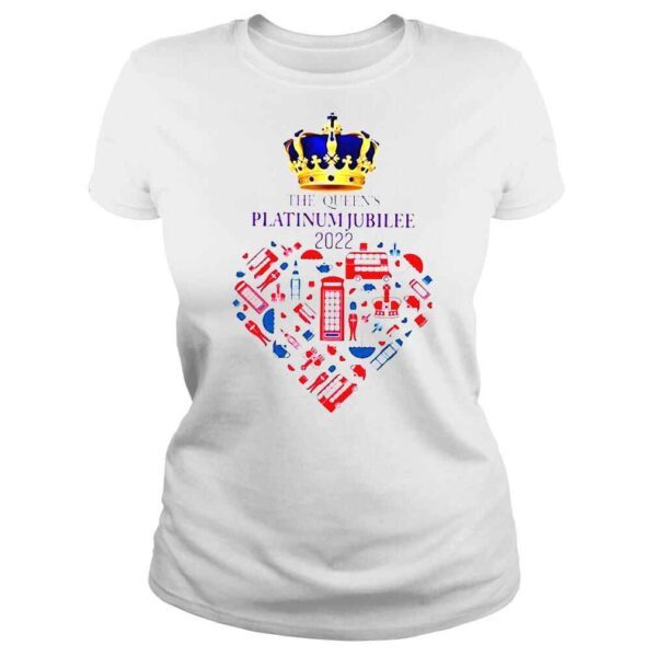 The Queen’s Platinum Jubilee Queen Elizabeth’s Heart 2022 Shirt - Image 3