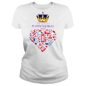 ClassicLadies The Queens Platinum Jubilee Queen Elizabeths Platinum Jubilee TShirt