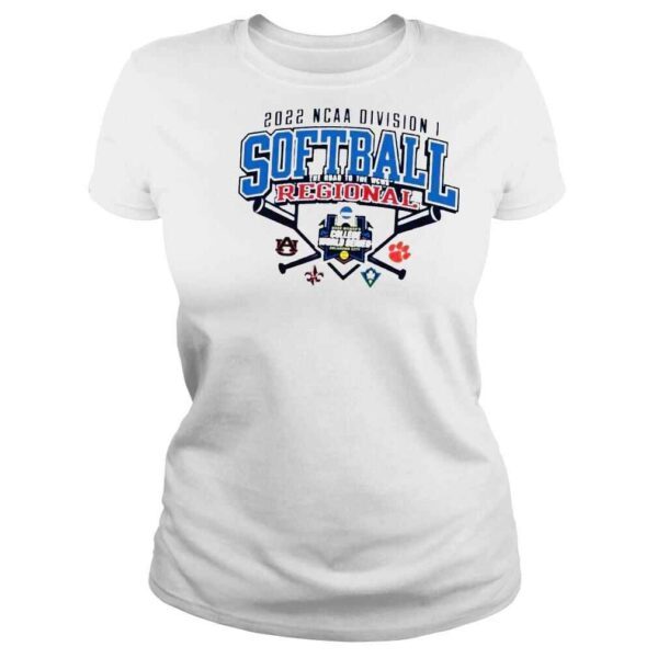 The Road To The WCWS 2022 NCAA Division I Softball Regional Clemson Shirt - Image 3