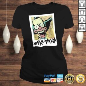 ClassicLadies The Simpsons Graffiti Krusty The Clown FanDalism Shirt