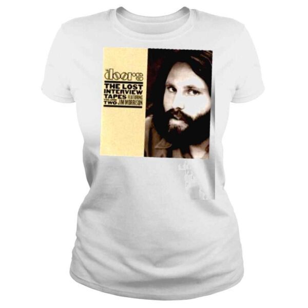 The doors lost interview tapes featuring jim morrison volume 2 the cir album cover white shirt - Image 3