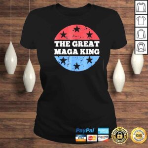 ClassicLadies The great maga king conservative us flag shirt