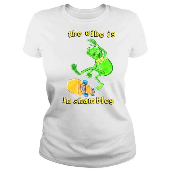 The vibe is in shambles chaos hole shirt - Image 3