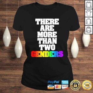 ClassicLadies There Are More Than 2 Genders Shirt Pride Month Celebrate Pride Month LGBTQ Tee Shirt