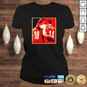 ClassicLadies Thierry Henry Bergkamp Legends Artwork Arsenal shirt