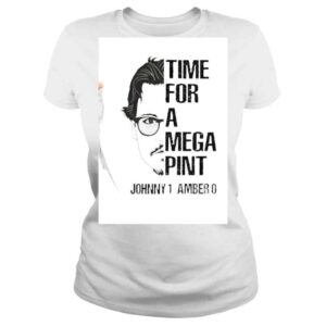 ClassicLadies Time For A Mega Pint Johnny Depp Winner TShirt