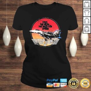 ClassicLadies Tom Cruise Top Gun T Shirt Speed Fighter Tee Shirt