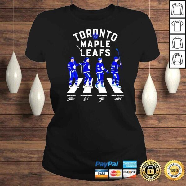 Toronto Maple Leafs Abbey Road John Tavares William Nylander Mitch Marner Auston Matthews signatures shirt - Image 3