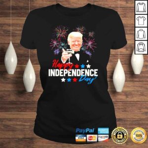 ClassicLadies Trump Leonardo DiCaprio Happy 4th Of July Independence Day Shirt