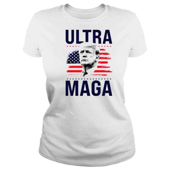 Trump Ultra Maga Usa Flag Tshirt - Image 3