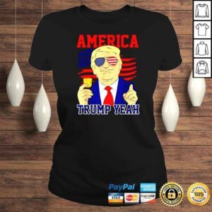 ClassicLadies Trump Yeah 4th Of July America Independence Day TShirt