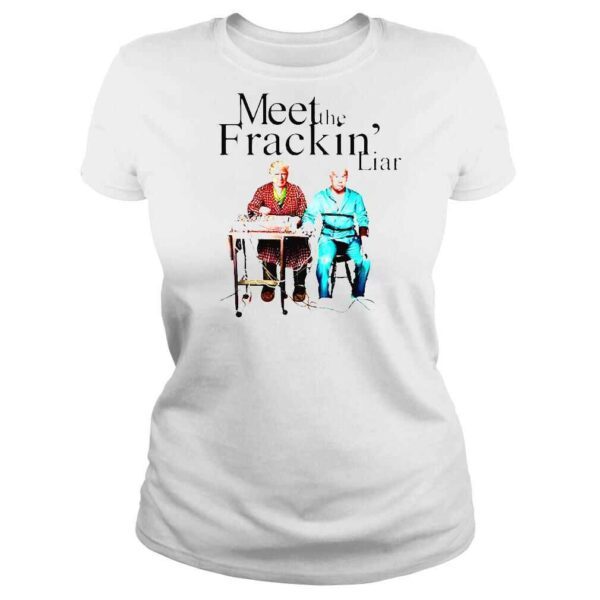 Trump and Biden Meeth the Frackin Liar shirt - Image 3