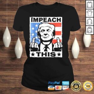 ClassicLadies Trump impeach this usa vintage shirt