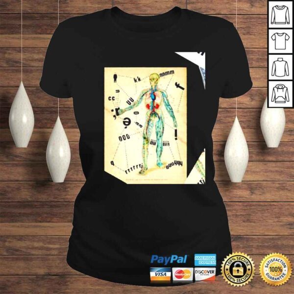 Typographical Human Anatomy shirt - Image 3