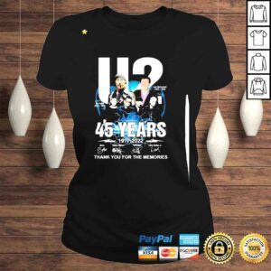 ClassicLadies U2 45 Years 19772022 thank You for the memories signatures shirt