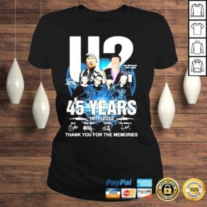 ClassicLadies U2 45 years 1977 2022 thank you for the memories shirt