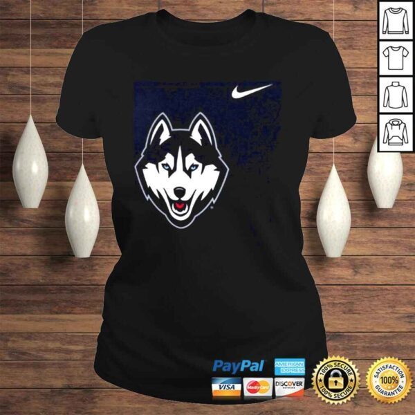 UConn Huskies Nike Logo Performance Long Sleeve Shirt - Image 3