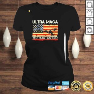 ClassicLadies Ultra MAGA We The People 4th Of July Vintage USA Flag Eagle Shirt