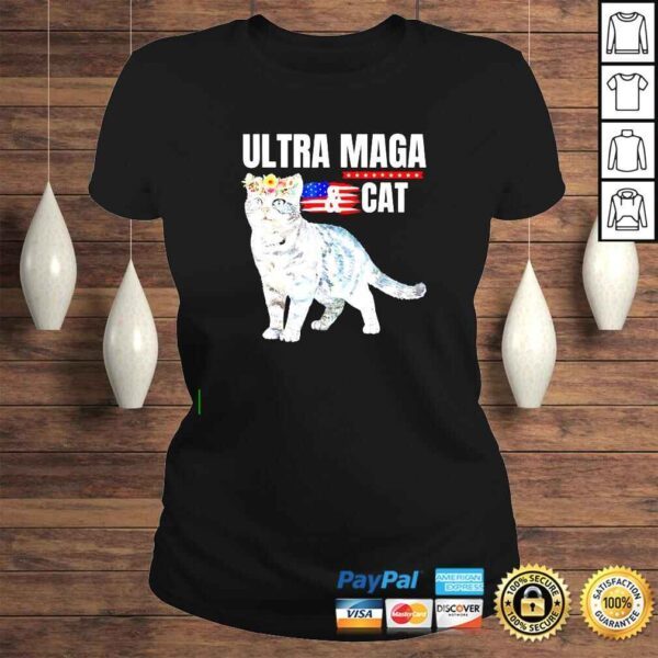 Ultra Maga And Cat shirt - Image 3