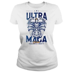 ClassicLadies Ultra Maga Extreme Freedom And Liberty Blaze Media Shirt