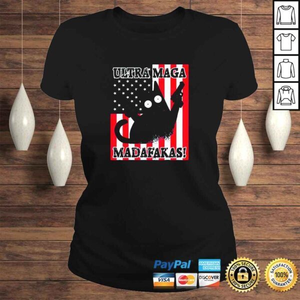 Ultra Maga Madafakas Cats Tops Summer Dresses Pew Cat Shirt - Image 3