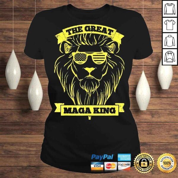 Ultra Maga The Great Maga King Distressed TShirt - Image 3