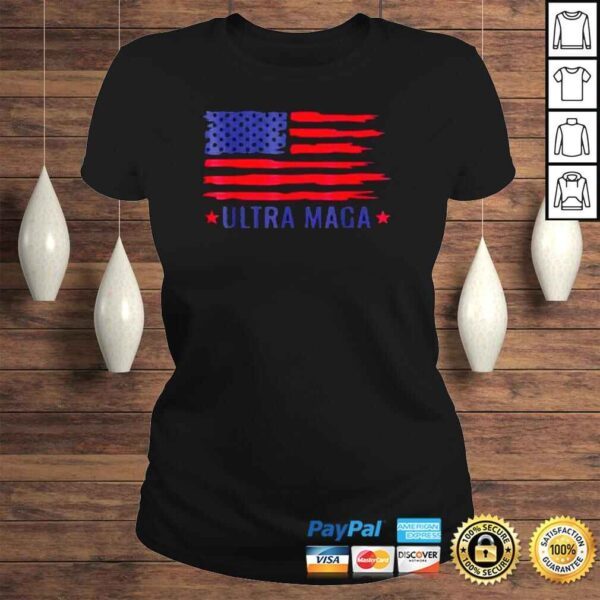 Ultra Mega Patriotic Trump Republicans American Flag Shirt - Image 3