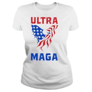 ClassicLadies Ultra maga American flag 2024 shirt