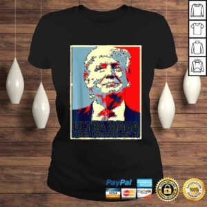 ClassicLadies Ultra maga and proud of it antiBiden welcome Trump shirt