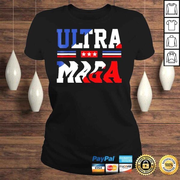 Ultra maga patriotic Trump republicans usa flag shirt - Image 3