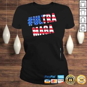 ClassicLadies Ultra maga us flag American shirt