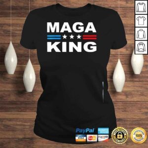 ClassicLadies Ultra maga us flag Donald Trump the great maga king shirt