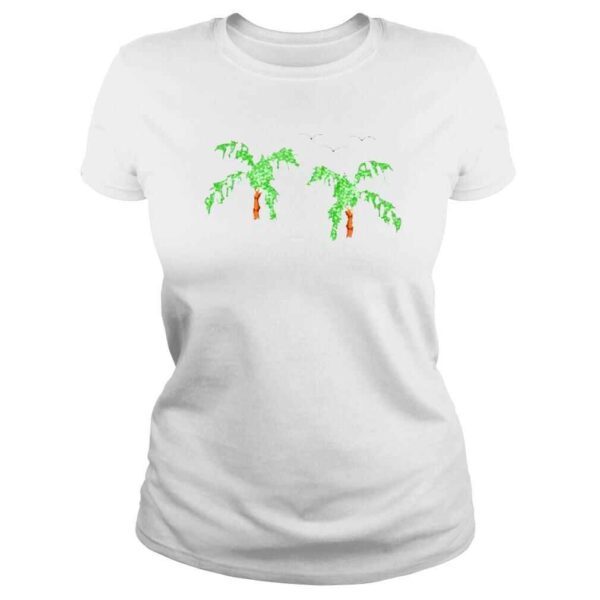 Unveranosinti Mint Palms T Shirt - Image 3