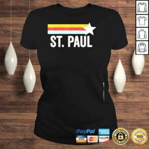 ClassicLadies Us American city 70s star usa vintage retro st Paul shirt