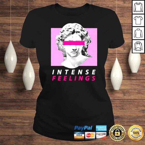 Vaporwave Aesthetic Intense Feelings Statue shirt - Image 3