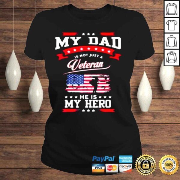 Veteran Dad Fathers Day Shirt - Image 3